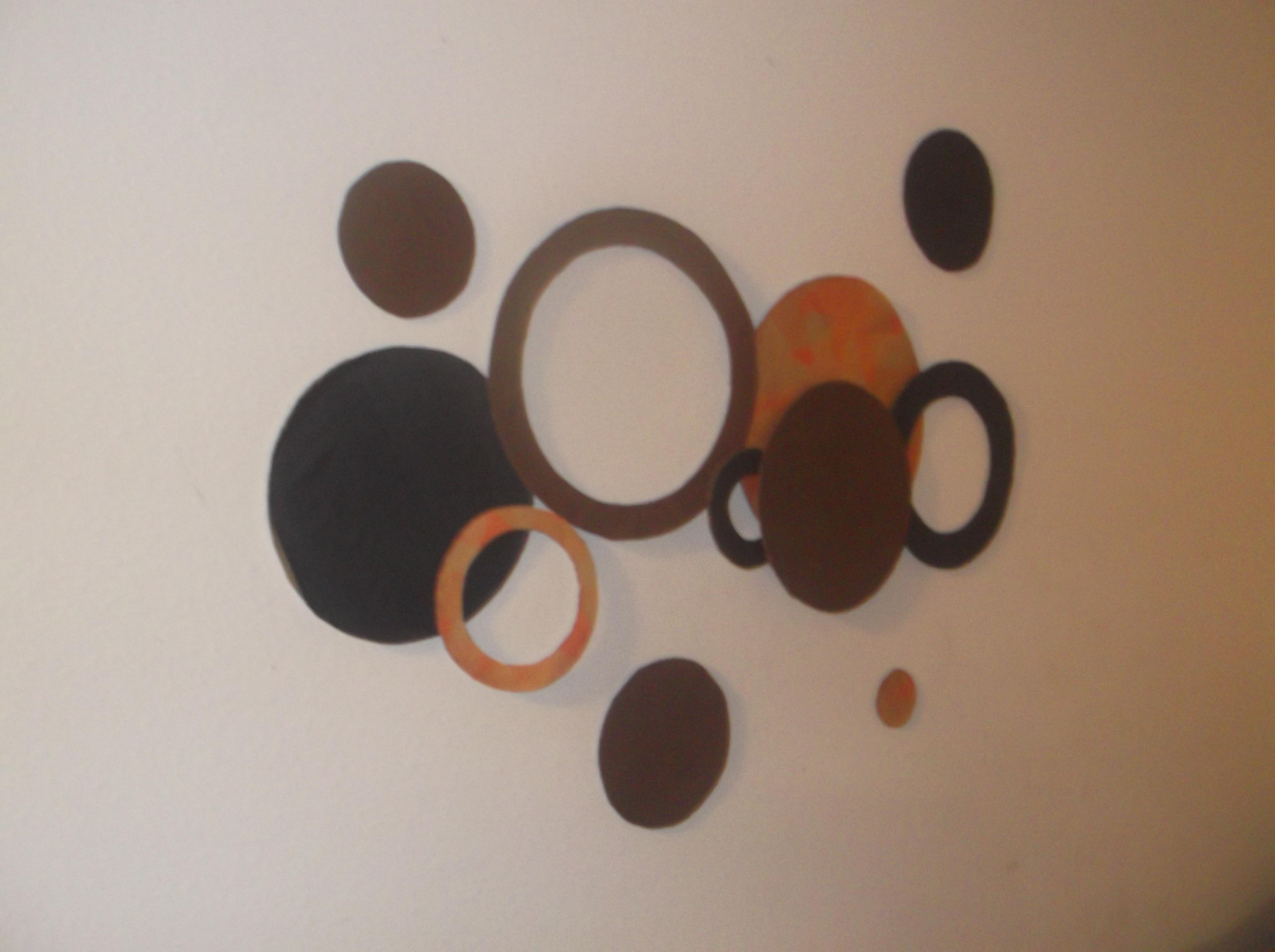  cardboard  circles wall  decor  dibblestinks